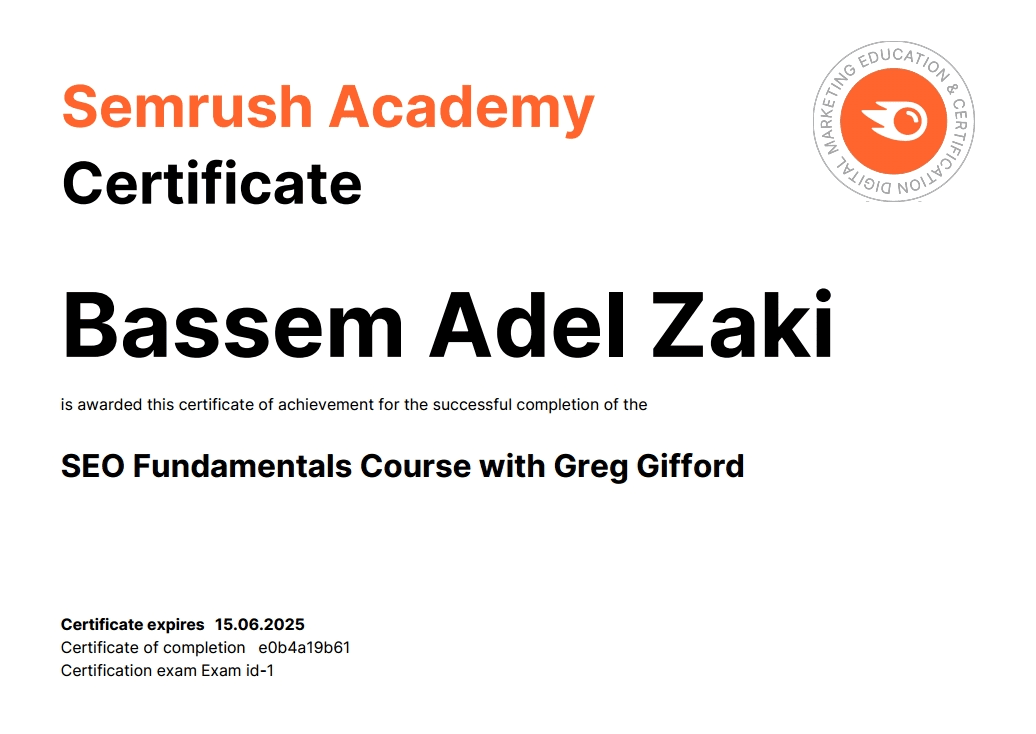 سيو اورجانيك - سيو سلة - أفضل شركة سيو - افضل اخصائي سيو- سيمرش سيو Semrush